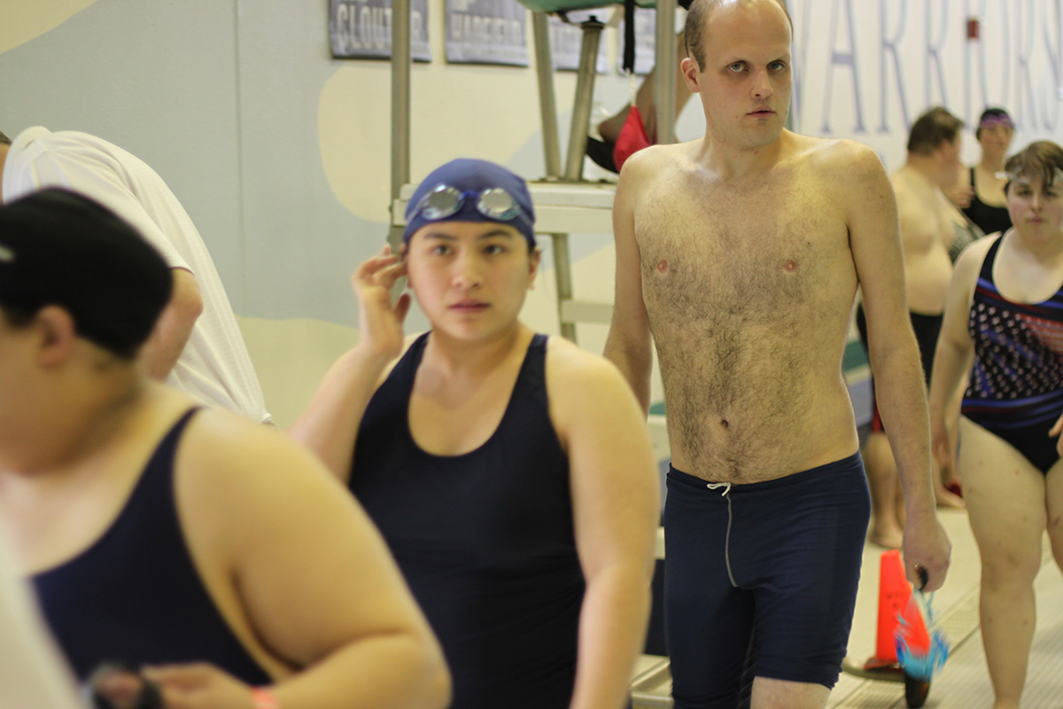 Photo of participants during a swimming event
